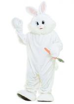 Mascotte Lapin Blanc De Luxe costume