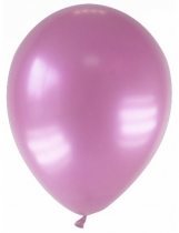 Deguisement 12 Ballons métallisés roses 28 cm Ballons
