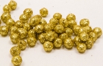Deguisement Mini boules pailletées dorées 8 mm 10 gr 
