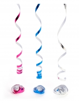 Deguisement Rouleaux serpentins couleurs métalliques assorties disco Cotillons et Confettis