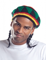 Perruque star du reggae homme accessoire