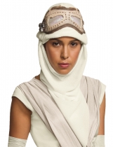 Deguisement Masque avec cagoule Rey Star Wars VII femme 