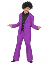 Deguisement Déguisement disco violet adulte Homme