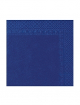 50 Serviettes bleu marine 38 x 38 cm accessoire