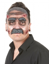 Deguisement Masque transparent homme moustachu adulte 