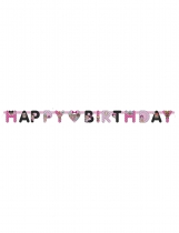 Guirlande Happy Birthday en carton LOL Surprise 1,69 m accessoire