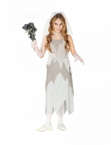 Deguisement Déguisement jeune mariée fantôme grise fille Halloween Enfants