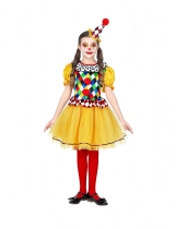 Deguisement Déguisement clown coloré fille Filles