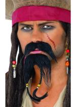 Set Moustache Pirate accessoire