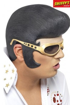 Masque Elvis Lunette Or accessoire