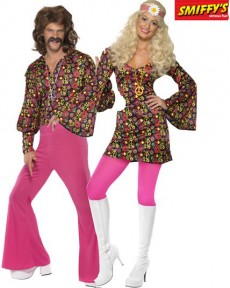 Couple Hippie Flower costume