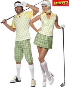 Couple de Golfeur costume