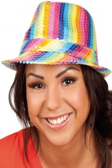 Chapeau Justin Rainbow accessoire