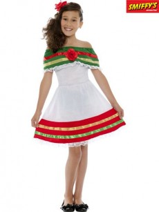 Déguisement Enfant Mexicaine costume