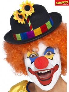 Chapeau De Clown Avec Fleur accessoire