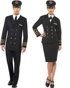 Couple Officier Marin costume