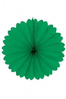 Eventail Papier Vert Fonce accessoire