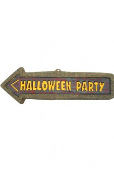 Plaque Halloween Party accessoire