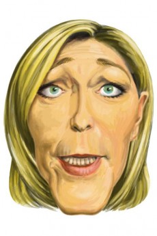 Masque Marine Le Pen accessoire