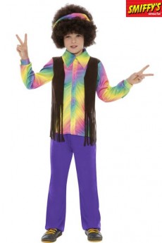 Déguisement Garçon Hippie Arome costume