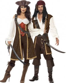 Couple Pirate Haute Mers costume