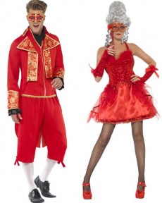 Couple Diabolique Carnaval costume