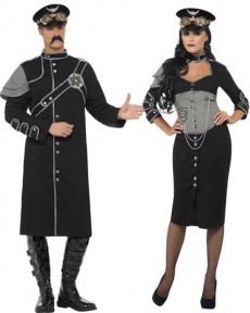 Couple Punk Militaire costume