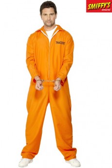 Déguisement Prisonnier Orange accessoire