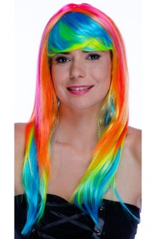 Perruque Selfy Multicolore accessoire