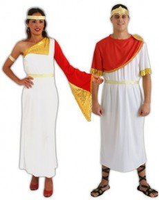Couple Noble Romain costume