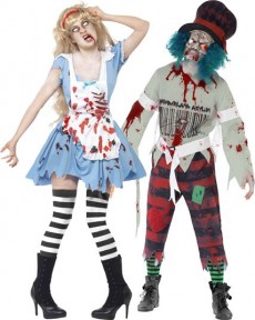 Couple Alice et Chapelier costume
