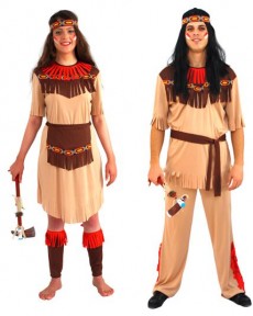 Couple Indien Grand Flamme costume