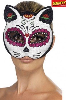 Masque Chat Sugar Skull accessoire
