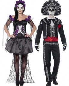 Couple Day Of The Dead costume