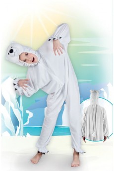 Costume Ours Blanc Peluche costume