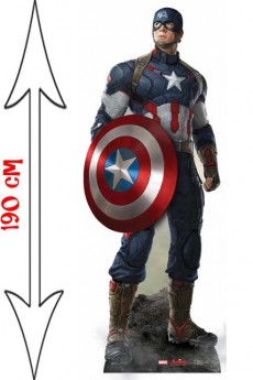 Figurine Géante Captain America Avengers accessoire