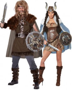 Couple les Guerriers Viking costume