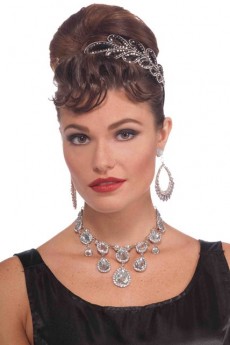 Collier Faux Diamants Vintage accessoire