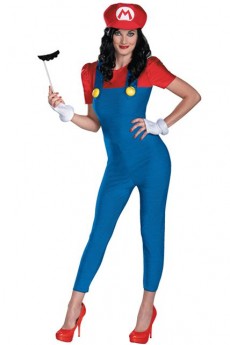 Déguisement Adulte Mario Femme Deluxe costume