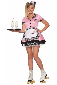 Déguisement Serveuse Dinner Années 50 Trixie costume