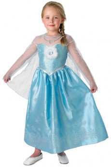Déguisement Luxe Enfant Elsa Reine Des Neiges costume
