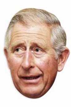 Masque Carton Adulte Prince Charles accessoire