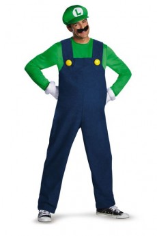 Costume Adulte Luigi Deluxe costume