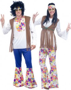 Couple de Hippy Moderne costume