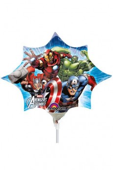 Ballon Sur Tige Avengers Assemble Mini Forme accessoire