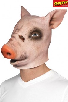 Masque Complet Cochon Latex accessoire