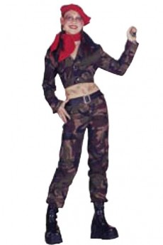 Costume Camouflage Femme costume