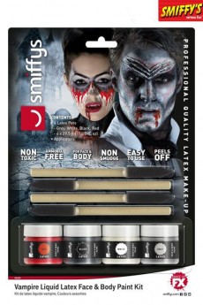Kit Maquillage Latex Liquide Vampire Fluo accessoire