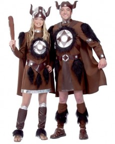 Couple de Viking costume