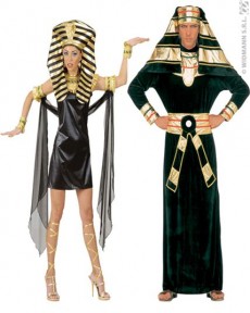 Reine et Roi d'Egypte costume